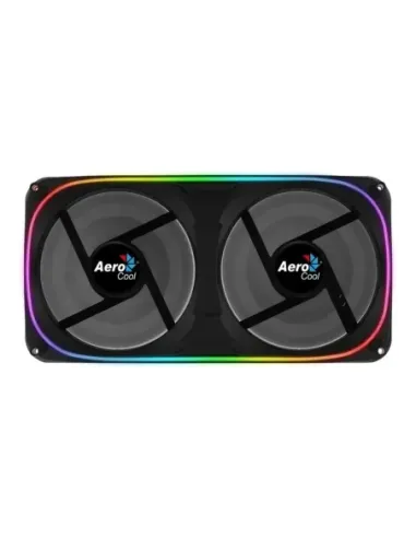 Ventilador de caja dual aerocool astro argb 2x 120mm