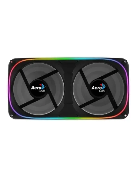 Ventilador de caja dual aerocool astro argb 2x 120mm