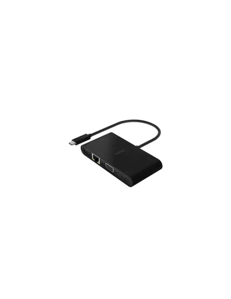 Belkin AVC004BTBK base para portátil y replicador de puertos USB 3.2 Gen 1 (3.1 Gen 1) Type-C Negro