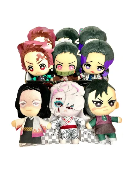 Set peluches banpresto kimetsu no yaiba demon slayer 9 unidades edicion exclusiva