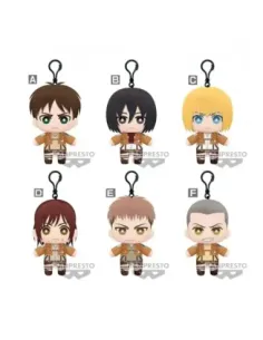 Peluche banpresto attack on titan tomonui plush assort series 1 unidad aleatoria