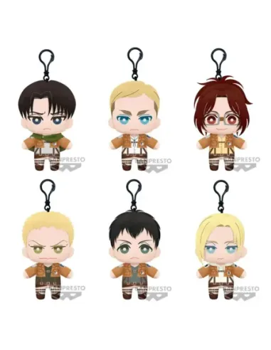 Peluche banpresto attack on titan tomonui plush assort series 2 1 unidad aleatoria