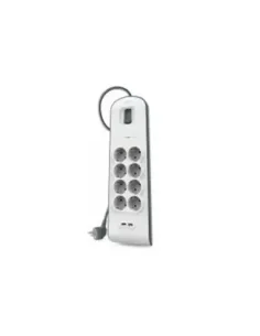 Regleta alimentacion belkin bsv804vf2m - v2 8 tomas con proteccion 2x usb tipo a interruptor color blanco
