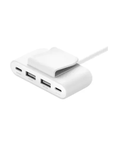 Hub belkin usb tipo c 4 en 1 blanco