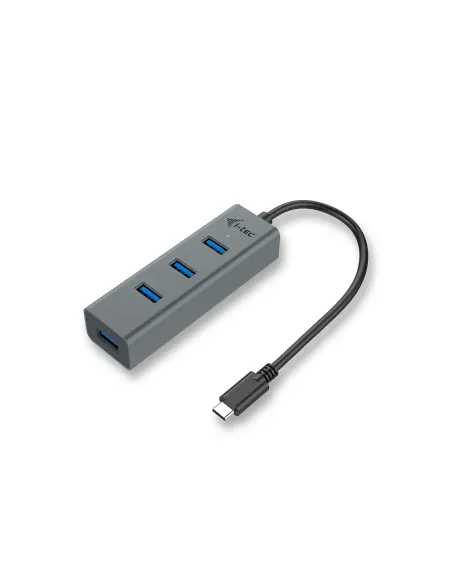 Hub i - tec usb - c con 4 puertos usb 3.0 con cable integrado 20cm