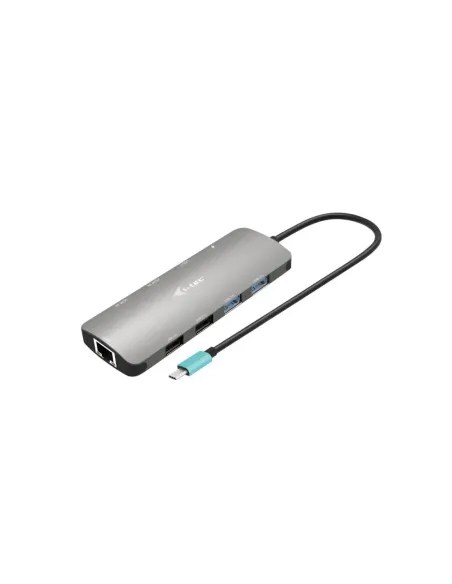Nano docking station i - tec usb - c metal nano 2x display docking station + power delivery 100 w