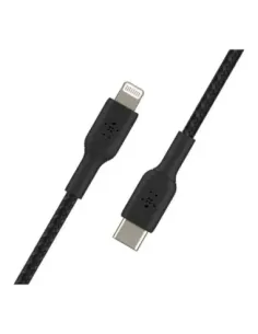 Cable lightning a usb tipo c belkin 1m -  macho - macho -  negro