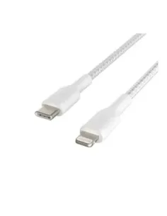 Cable lightning a usb tipo c belkin 1m -  macho - macho -  blanco