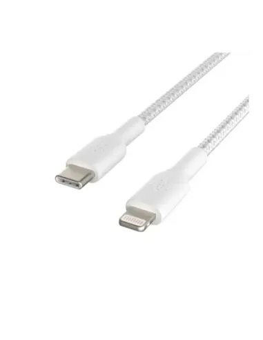 Cable lightning a usb tipo c belkin 1m -  macho - macho -  blanco