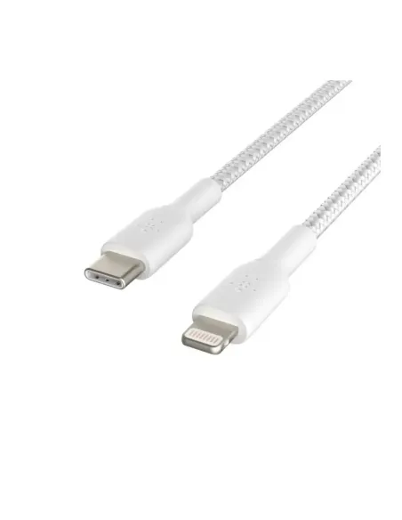 Cable lightning a usb tipo c belkin 1m -  macho - macho -  blanco