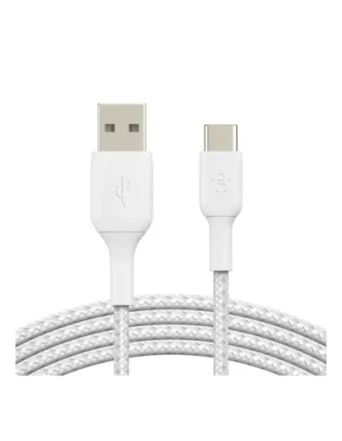 Cable usb tipo c a usb tipo a belkin 2m -  macho - macho -  blanco