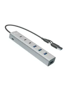 Hub carga i - tech usb tipo a - usb tipo c 7 en 1