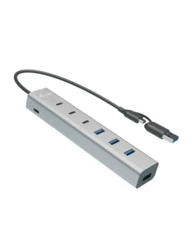 Hub carga i - tech usb tipo a - usb tipo c 7 en 1