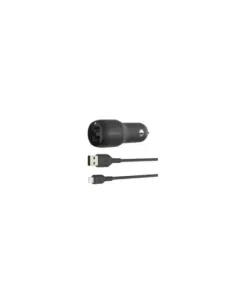 Belkin BOOST↑CHARGE Smartphone Negro Encendedor de cigarrillos Auto