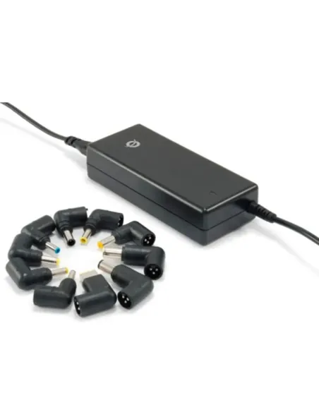Cargador universal de portatil conceptronic 65w automatico 18v a 20v 10 conectores
