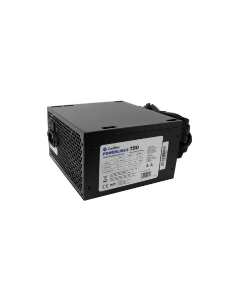 Fuente alimentacion coolbox powerline2 black - 750 atx 750w