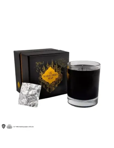 Vela mapa del merodeador y collar cinereplicas harry potter