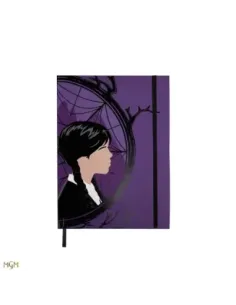 Libreta rigida cinereplicas wednesday addams -  miercoles y enid