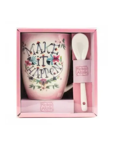 Taza con cuchara enesco make it happen