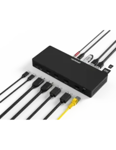 Hub phoenix tipo c docking statión 14 en 1 pd 100w para portátil