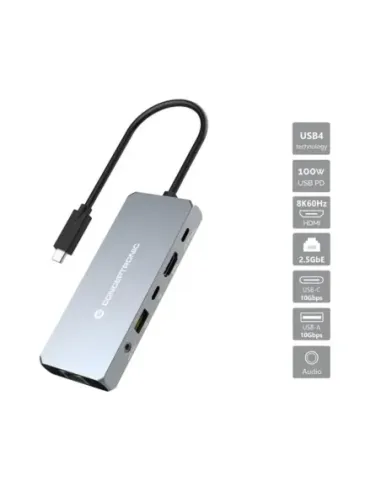 Docking station conceptronic usb tipo c 6 en 1