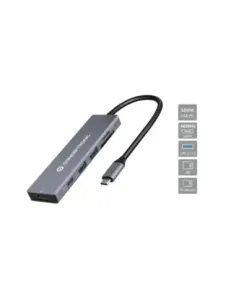 Docking station conceptronic usb tipo c 6 en 1