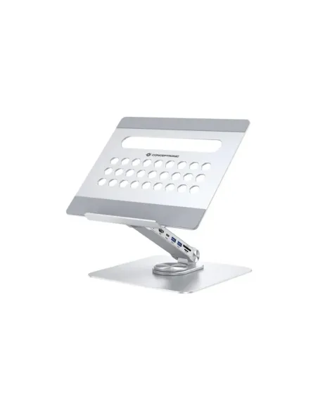 Docking station conceptronic 7 en 1 + soporte para portatil