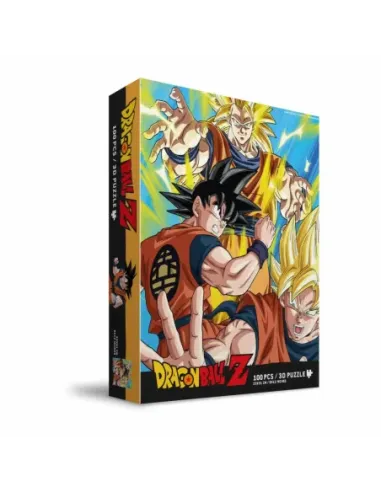 Puzle 100 efecto 3d goku saiyan dragon ball z