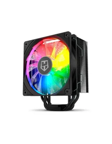 Ventilador disipador cpu nox hummer h - 224 negro argb 156mm altura - compatibilidad multisocket