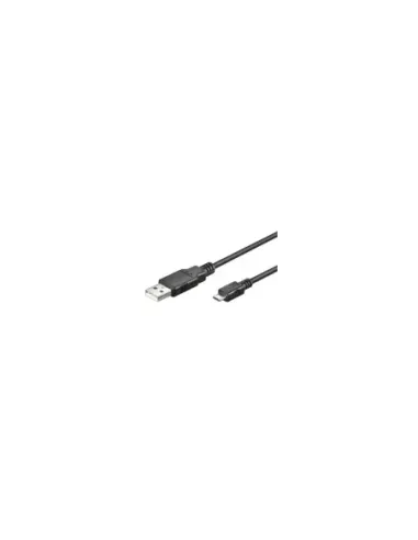 Ewent 1.8m USB A/mirco USB B cable USB 1,8 m USB 2.0 Micro-USB B Negro