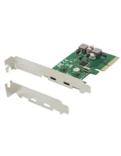 Tarjeta conceptronic pci express 4x 2 puertos usb 3.2 gen2 tipo c autoalimentada