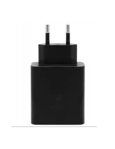 Cargador samsung 50w 2x usb tipo c negro + cable usb tipo c