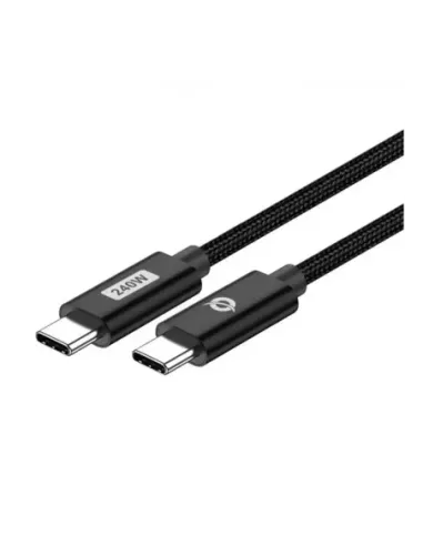 Cable usb - c conceptronic macho -  macho 2m pd 3.1 240w 48v 5a 480mbps e - mark
