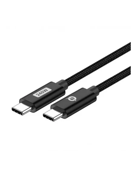 Cable usb - c conceptronic macho -  macho 2m pd 3.1 240w 48v 5a 480mbps e - mark