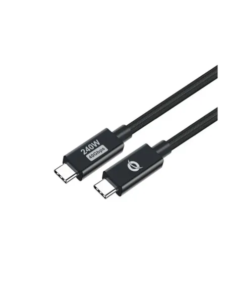 Cable usb - c conceptronic macho -  macho 1.2m pd 3.1 240w 48v 5a 480mbps e - mark