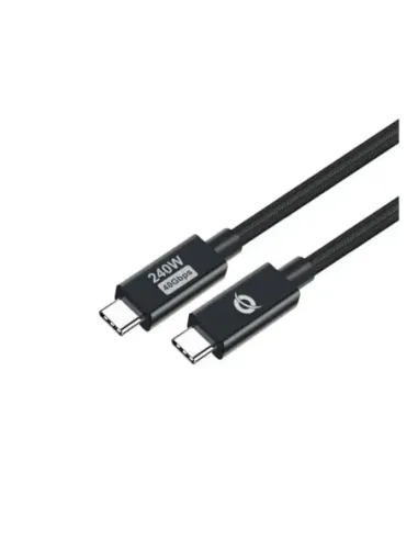 Cable usb - c conceptronic  macho -  macho 2m usb 4.0 gen 3 240w 48v 5a 40gbps e - mark
