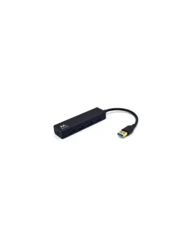 Ewent EW1136 hub de interfaz USB 3.2 Gen 1 (3.1 Gen 1) Type-A 480 Mbit/s Negro