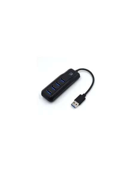 Ewent EW1138 hub de interfaz USB 3.2 Gen 1 (3.1 Gen 1) Type-A 5000 Mbit/s Negro