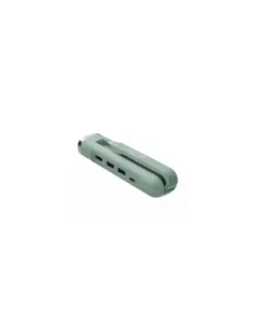 Ewent EW1148 base para portátil y replicador de puertos Alámbrico USB 3.2 Gen 1 (3.1 Gen 1) Type-C Verde