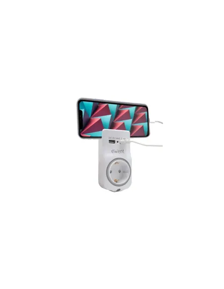 Ewent EW1225 cargador de dispositivo móvil Blanco Interior