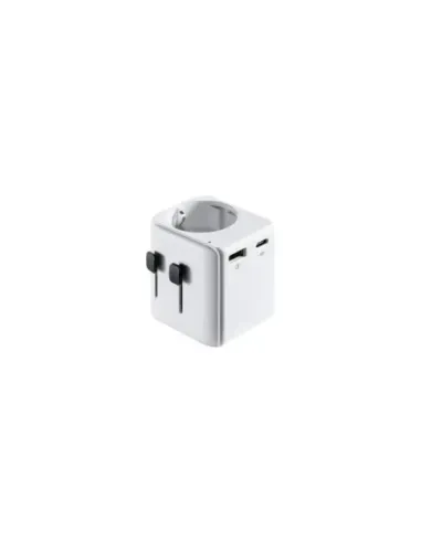 Ewent EW1472 adaptador de enchufe eléctrico Universal Blanco