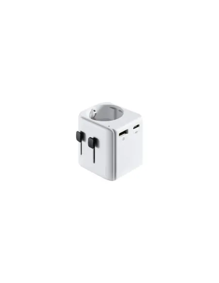Ewent EW1472 adaptador de enchufe eléctrico Universal Blanco