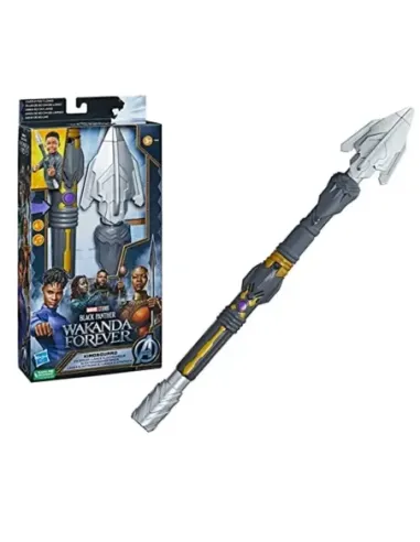 Replica hasbro lanza black panther electronica