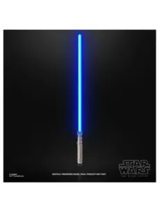 Replica hasbro 1:1 force x sable de luz leia organa black series