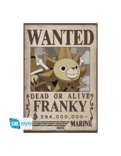 Poster gb eye chibi one piece wanted franky wano