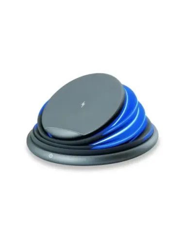 Cargador inalambrico conceptronic gorgon02g qi 10w gris