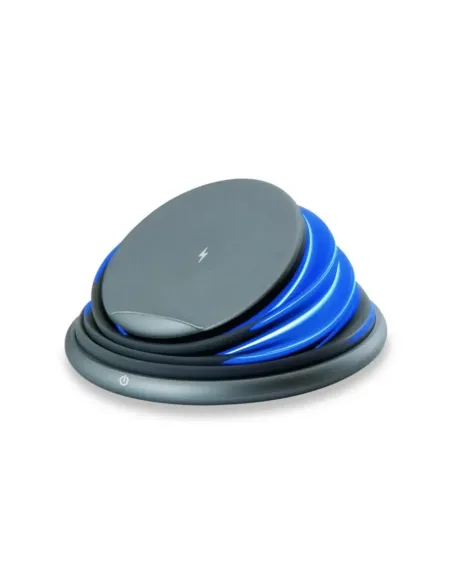 Cargador inalambrico conceptronic gorgon02g qi 10w gris