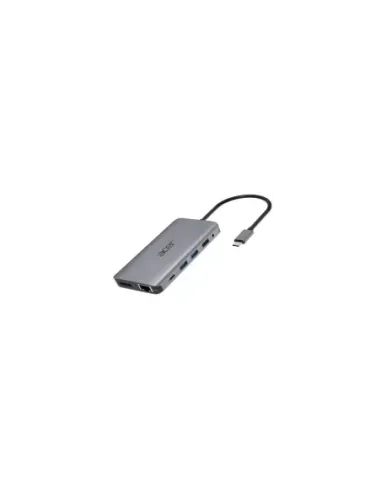 Acer HP.DSCAB.009 base para portátil y replicador de puertos Alámbrico USB 3.2 Gen 1 (3.1 Gen 1) Type-C Plata