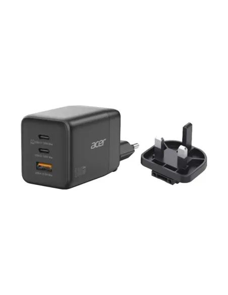 Cargador de pared acer 100w 2x usb tipo c 1x usb tipo a