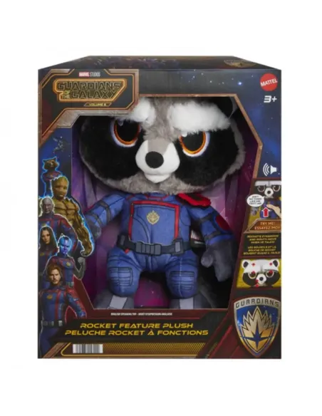 Peluche mattel marvel guardianes de la galaxia rocket